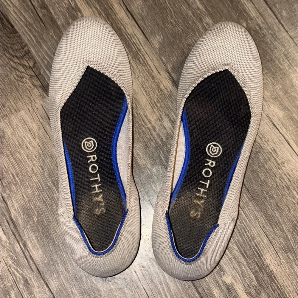 Rothy's Flax the flat round toe ballet flats size 8.5